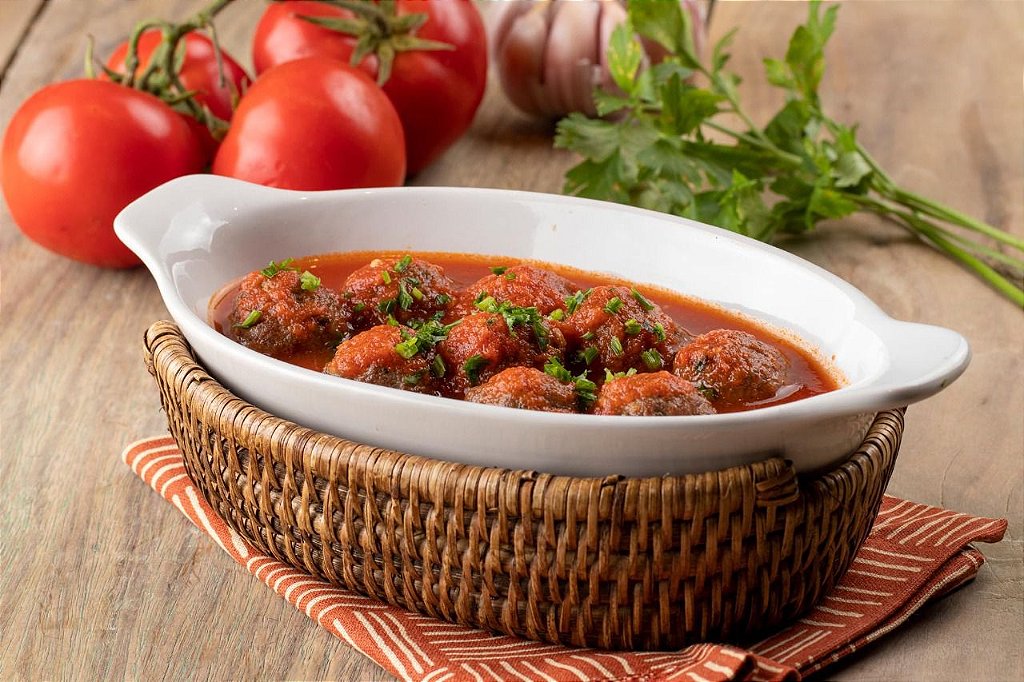 Almôndegas de carne ao sugo congelado 250g