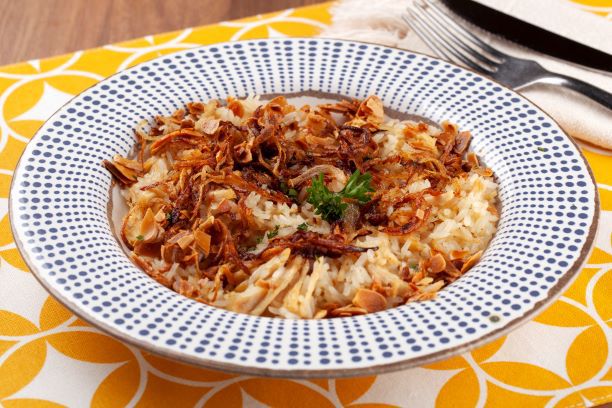 Arroz marroquino com cebola caramelizada congelado 180g