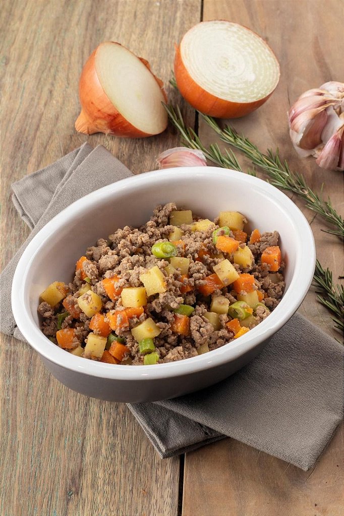 Carne moída com legumes congelado 200g