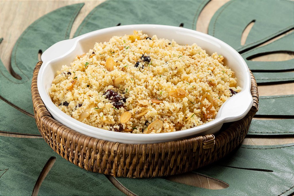 Cuscuz marroquino com amêndoas e uva passa 130g