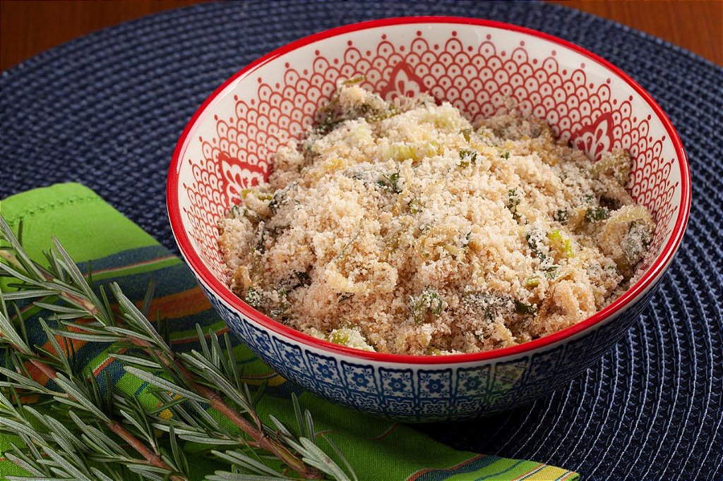 Farofa de alho poró congelado 100g