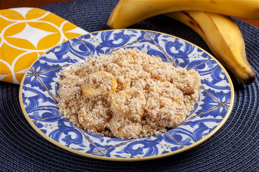Farofa de banana da terra congelada 100g