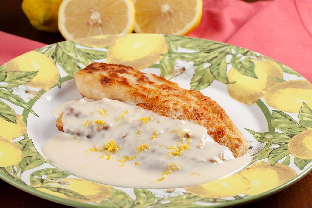 Filé de saint peter com creme de limão siciliano congelado 170g