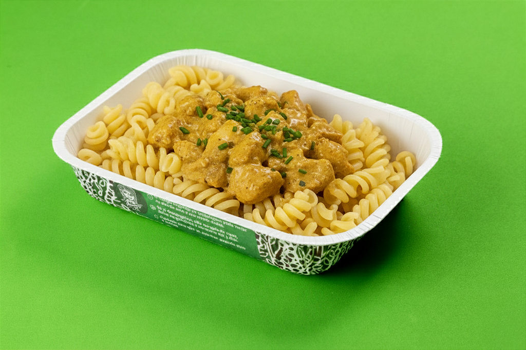 Fusilli ao curry com frango 400g