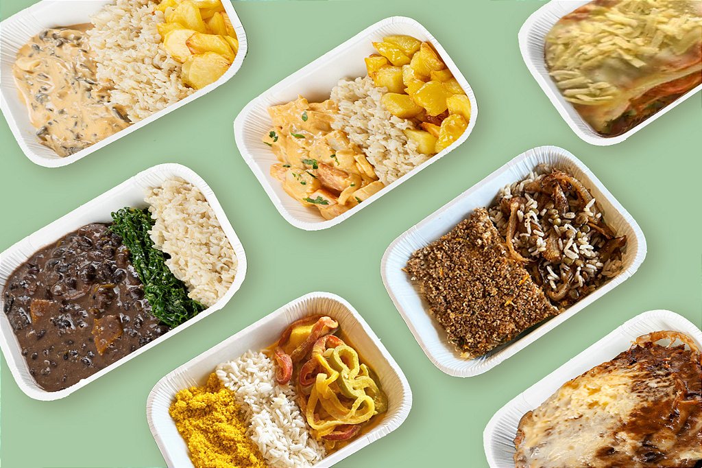 Kit Vegetariano | 7 Marmitas