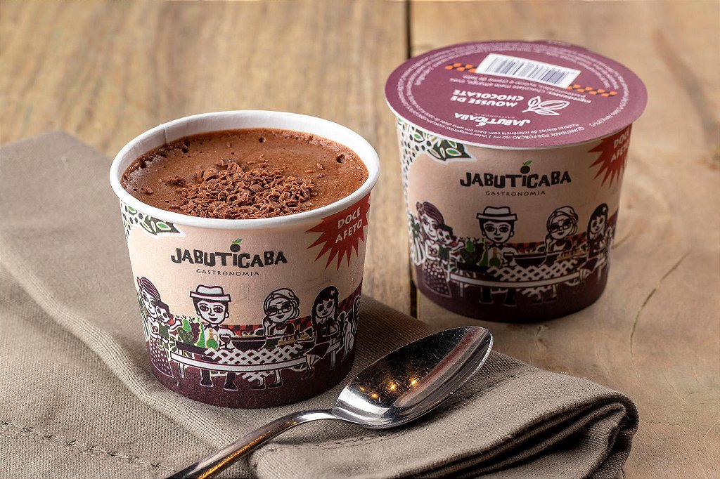 Mousse de chocolate ao leite congelado 100 gr