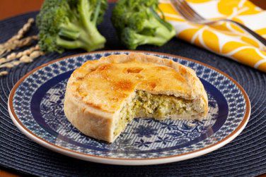 Torta de brócolis com queijo branco congelado 150g